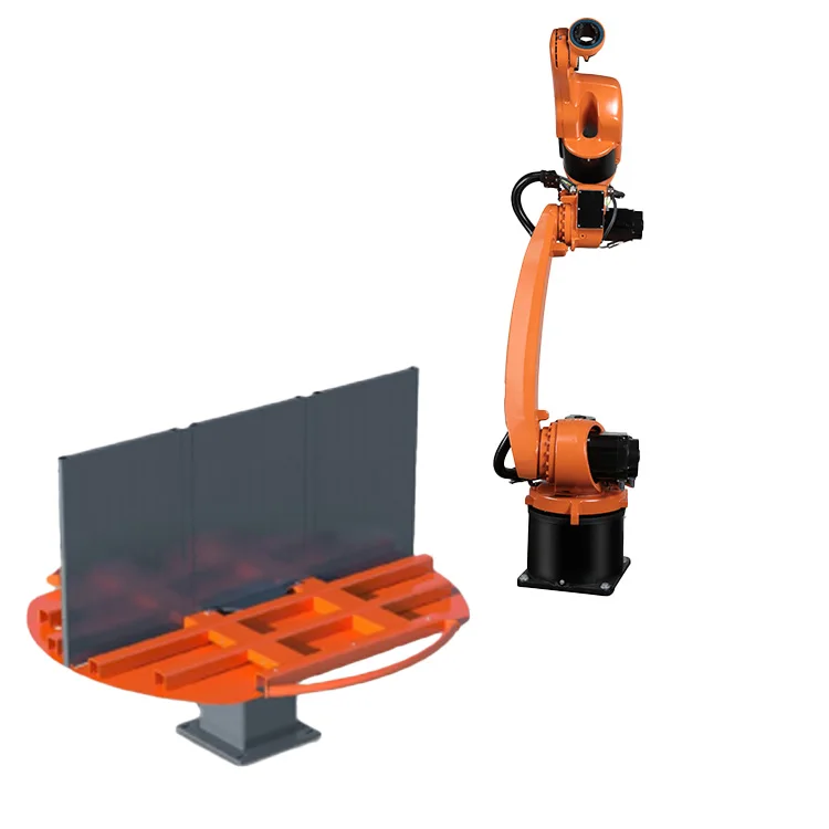 KUKA KR 8 R1440-2 Robotic System Efficient ARC MIG Welding Equipment with KP1-V2T Automatic Positioner