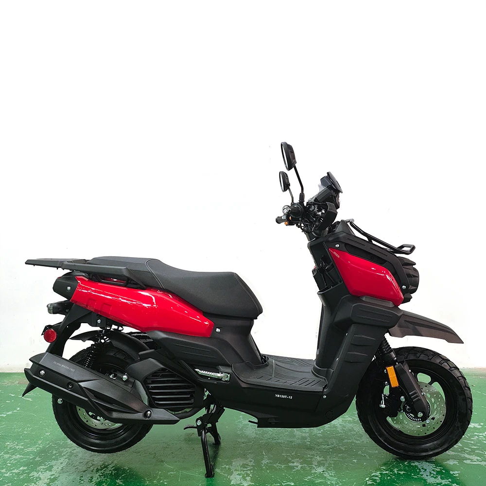 EPA &DOT certificate 150cc gasoline scooter Front and rear dis brake water cooled Powered Gasoline Moped for adu