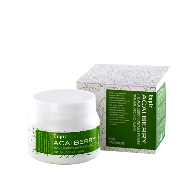 Cosmetics Acai berry salon nourishing hair treatment mask with natural Ginseng Extracts & VITAMIN C Ginseng hair treatment