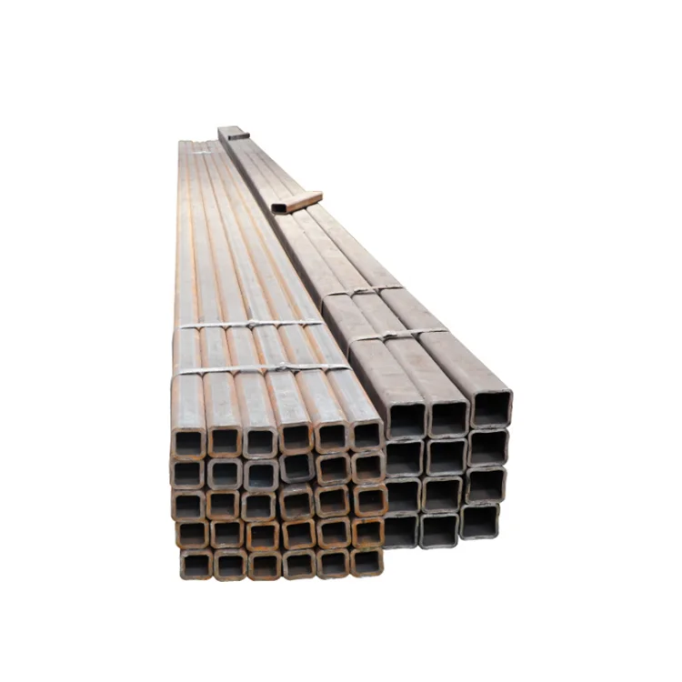 Astm Structural Black Iron Tube Steel Carbon steel Hollow pipe Square Rectangular steel Carbon pipe