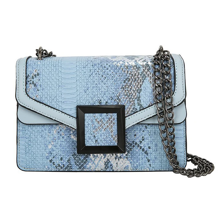 Bag handbag han edition of vogue of new fund of 2021 foreign trade chain shoulder inclined shoulder bag snakeskin grain texture