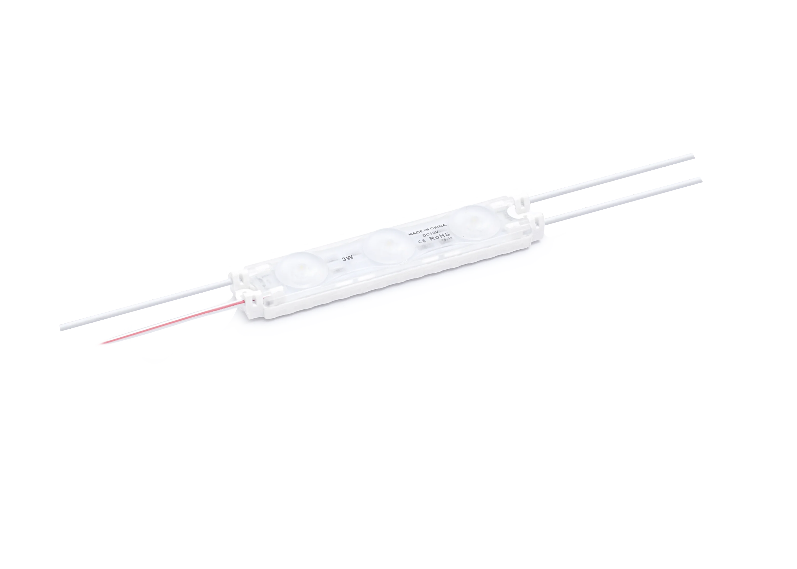 Hot Led Module Waterproof 3-LED 2835 Lens 250-270LM 3W 12V DC IP68 Back Lighting Module Signage CE RoHS Certified Led Module