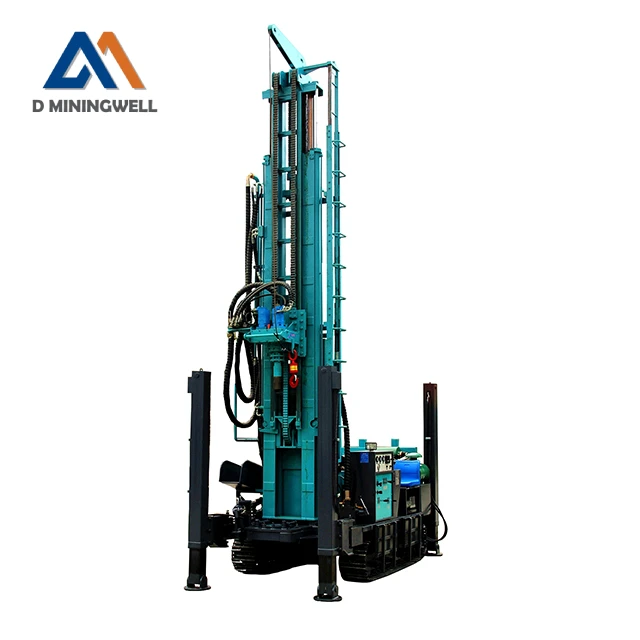 FY380 380m drilling depth 96kw germany portable diesel water well drilling rig crawler hydraulic rotary water well drilling rig