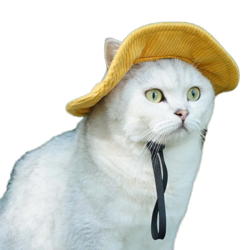 Cute Cat Accessories 2025 Trending Cat Products Hot Selling Cat Costume Custom Logo Mini Pet Adjustable Hat
