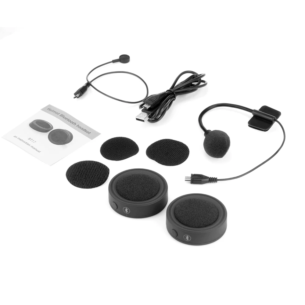 BT17 Helmet  Headset Wireless Handsfree Stereo Earphone Motorcycle Helmet Headphones Speaker