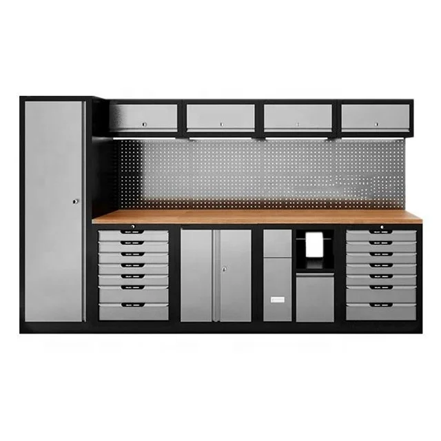 Motorcycle garage metal storage workshop tool cabinet