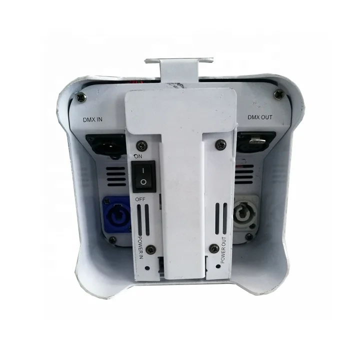 Factory price wireless function white housing 6x18w battery powered led dmx RGBW LED Stage light