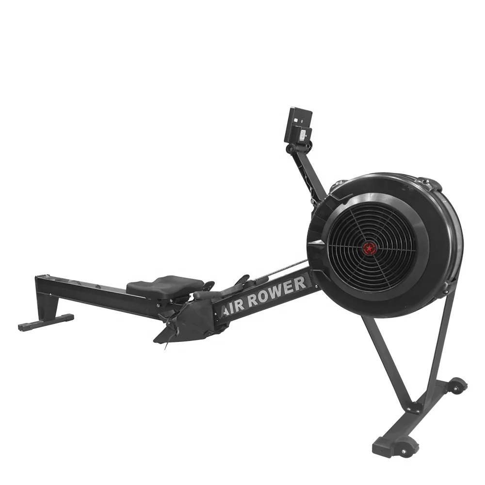 Hot Foldable Wind Resistance Rower Gym Commercial Fitness Equipment Cardio Exercise Machine Rowing Machine Air Rower