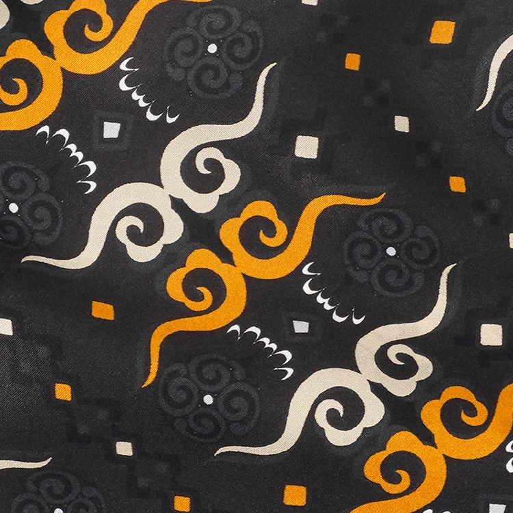 Шелковый шарф 50*50 с леопардовым принтом