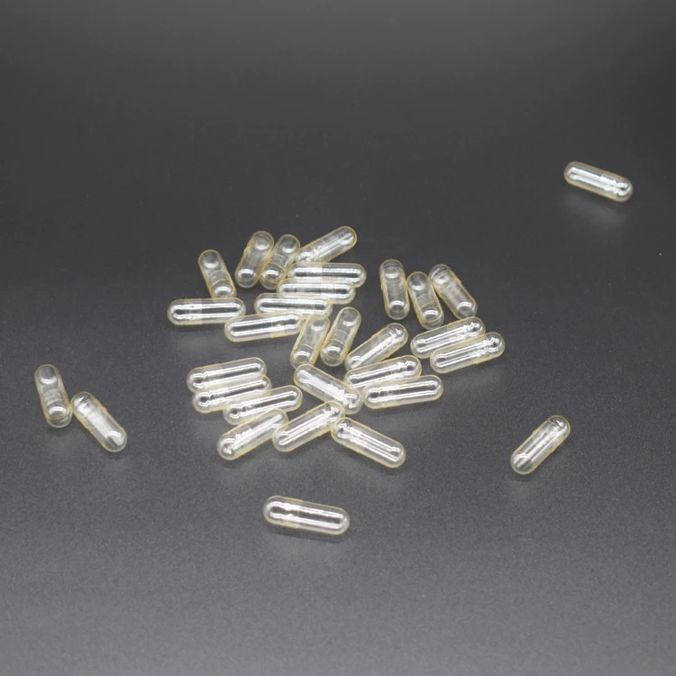 Прозрачные твердые пустые капсулы, прозрачные желатиновые капсулы