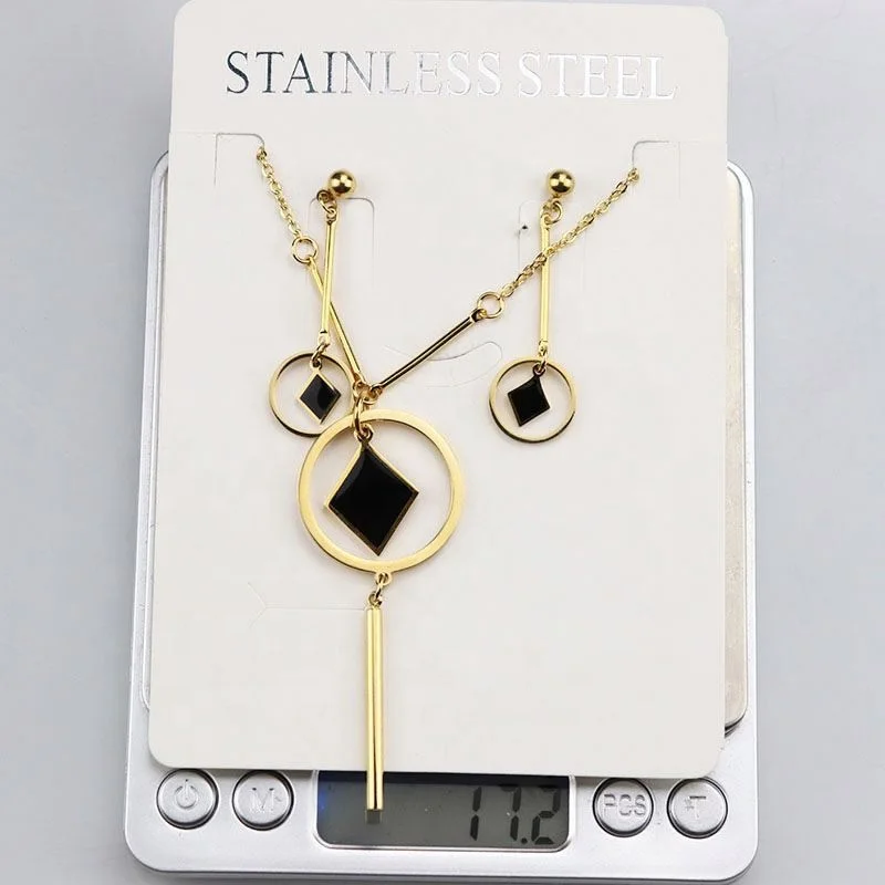 Factory jewelry stainless steel set artificial jewellery jewelry set pretty woman costume jewelry set