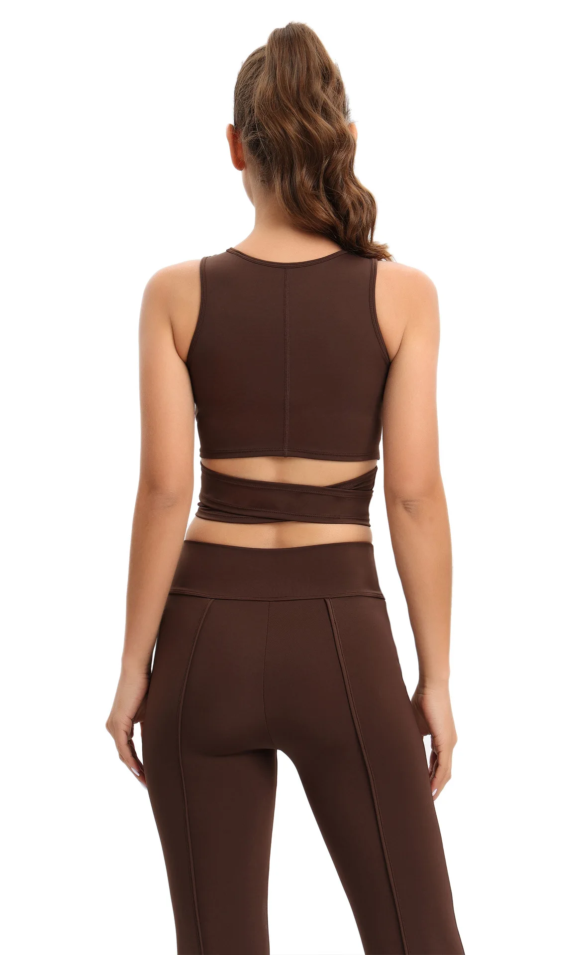 Wholesale Custom Logo 2Pcs Women Yoga Suit Sport Wear Set