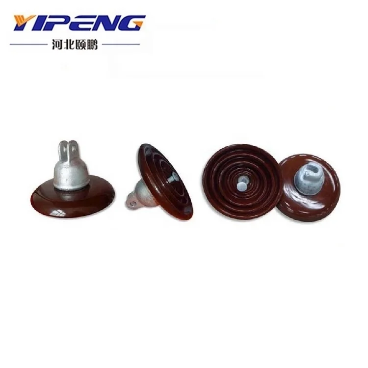 High Voltage Porcelain Disc Insulator with Cap and Pin Suspension type Ceramic Insulator 52-3