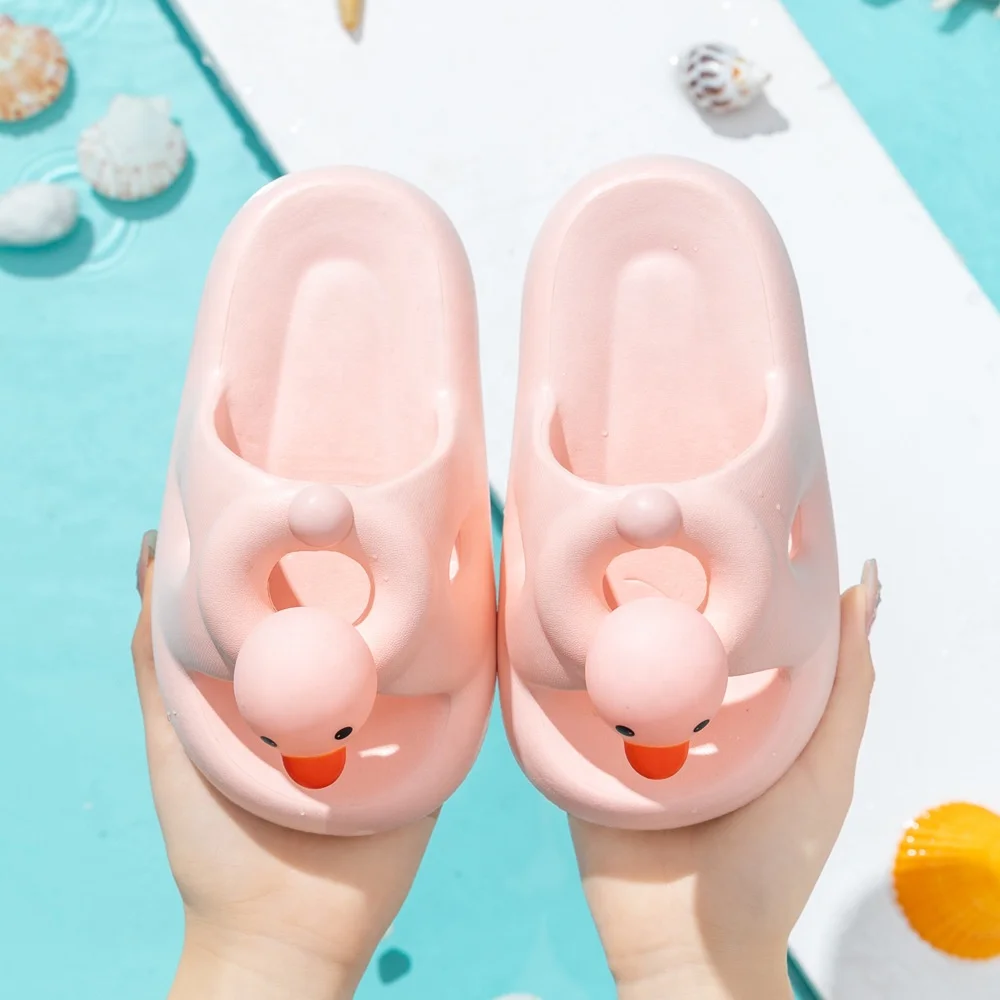 Comfortable women Slides Slippers for home carton flat slippers OEM EVA Massage anti-skid slides ladies slip on mulle shoes