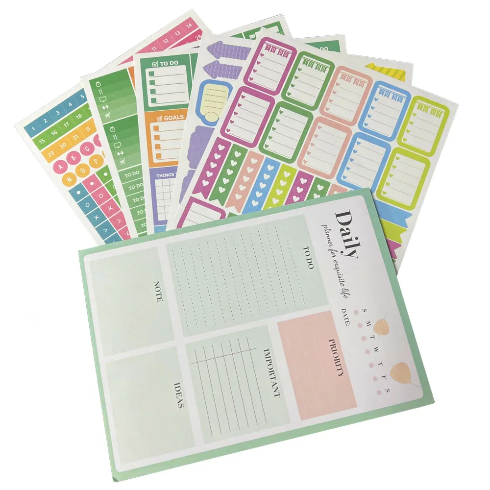 Custom Decorative Planner Stickers Gift Sticker Set Journal Stickers
