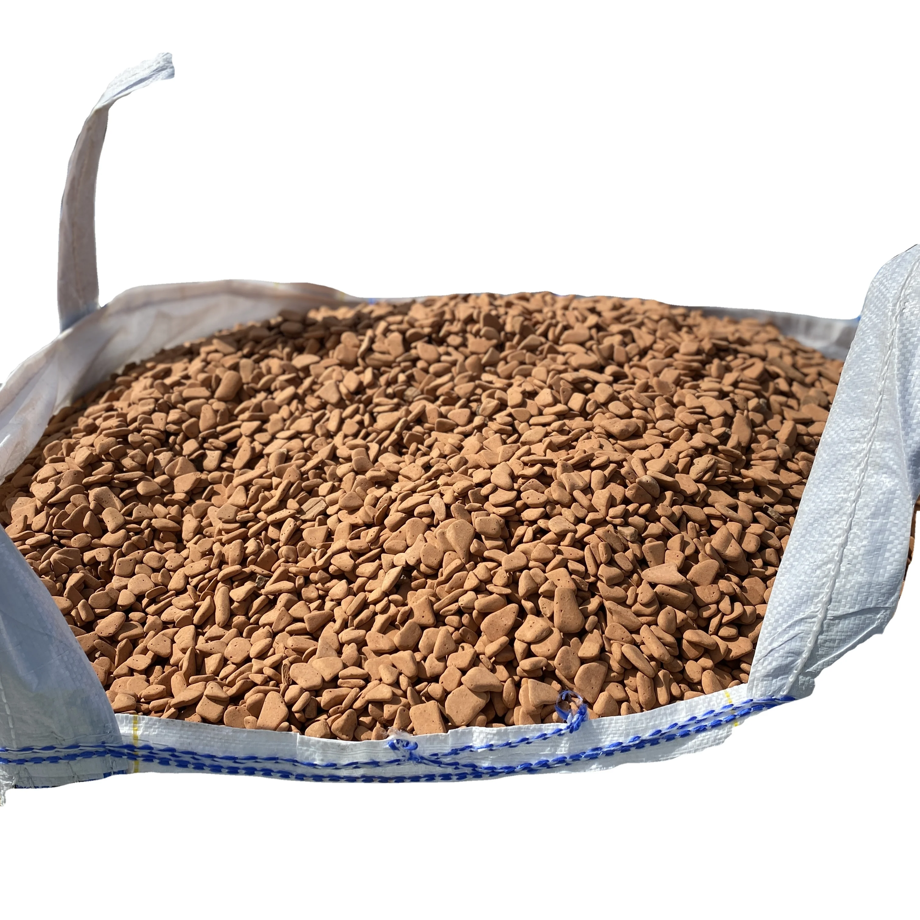 Orange ceramic pebbles Garden Decoration Landscaping Japanese Garden Absorbent aggregate expanded clay