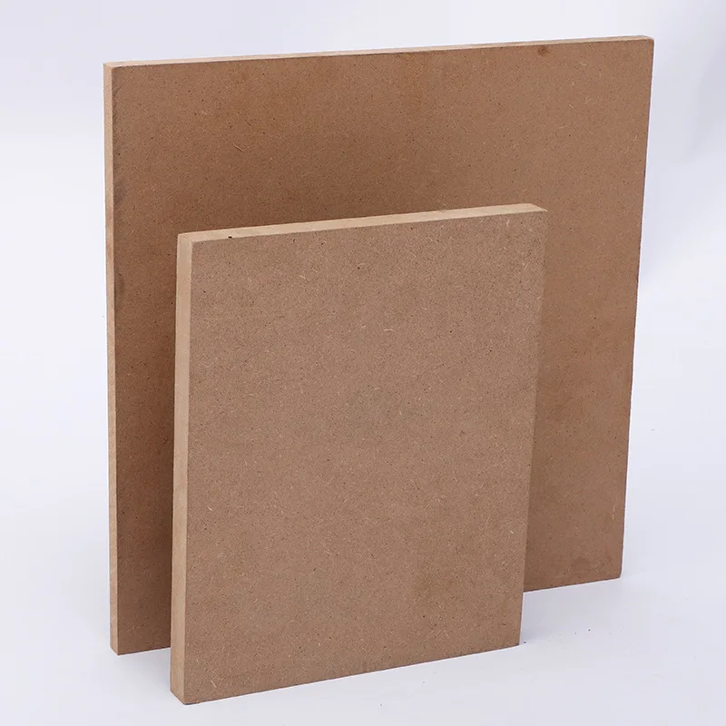 Mdf Melamine Timber 3Mm-5Cm Plain Mdf Medium Density Fiberboard Moisture-Proof And Waterproof E0 E1 Middle Density Board Panel