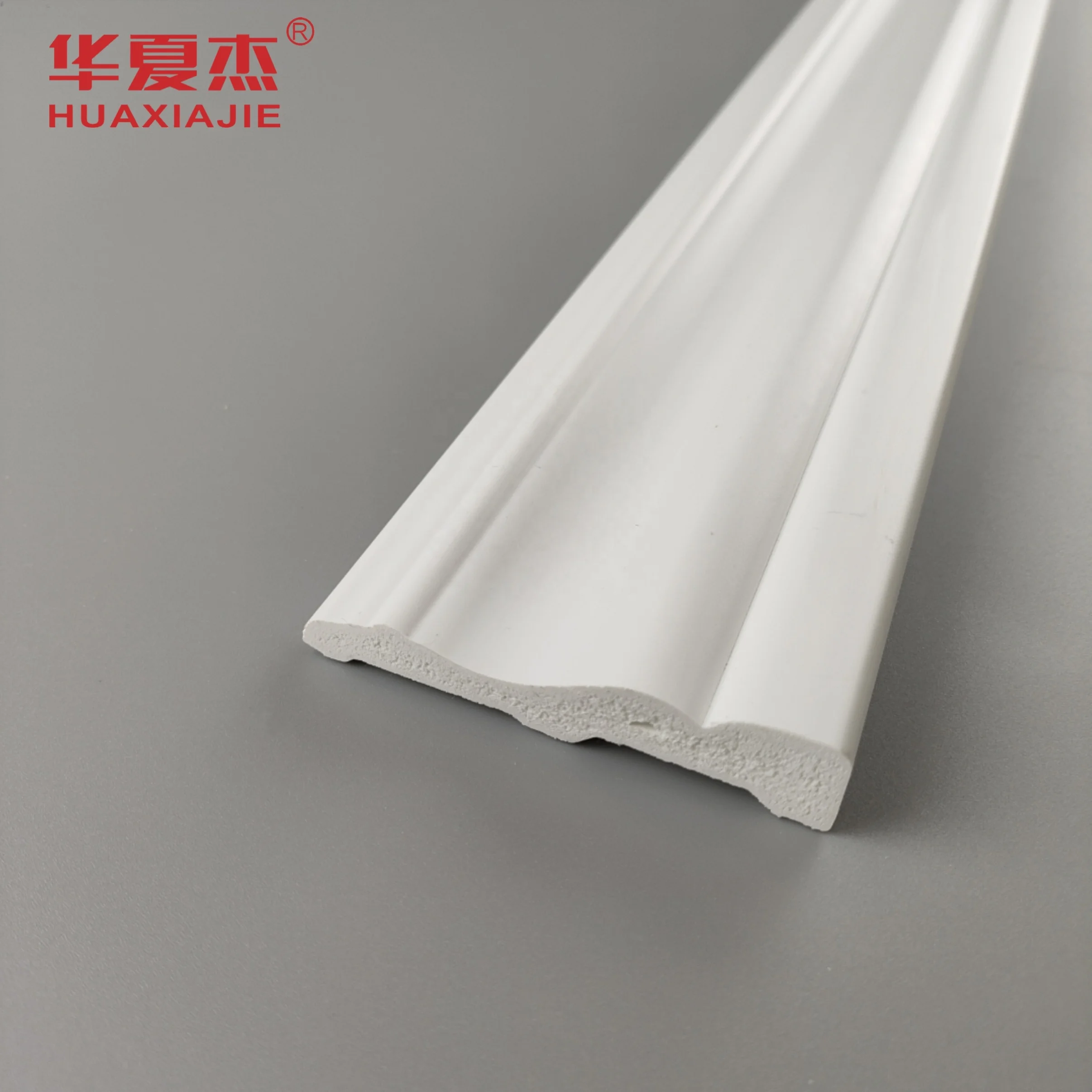 Хорошая заводская цена 19/32x2-23/32 колониальный корпус белый ПВХ плинтус водонепроницаемый