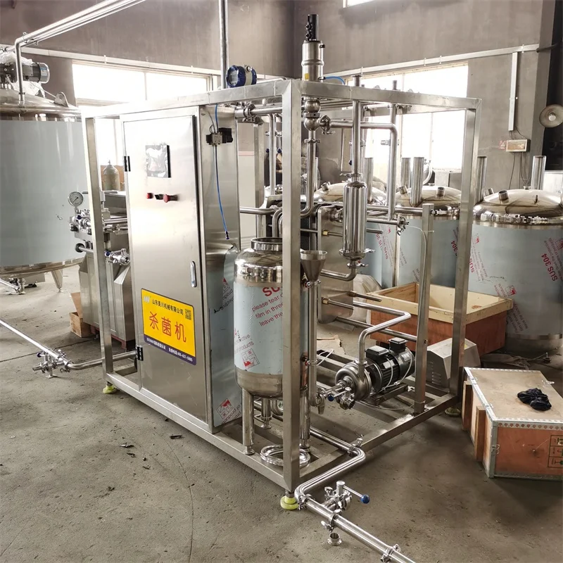 China Michon SUS304 stainless steel UHT Pasteurized Milk Cream Production line Supplier