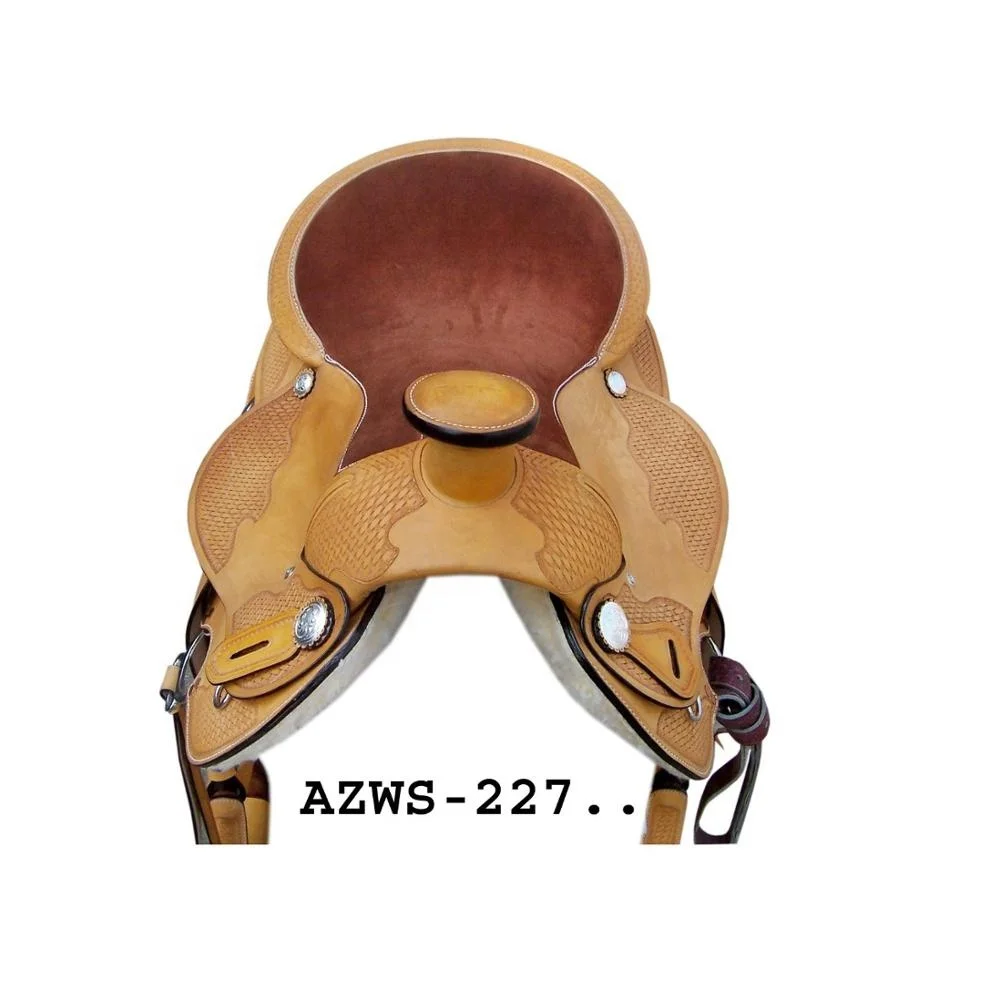 Designer Pure Leather Western Saddle