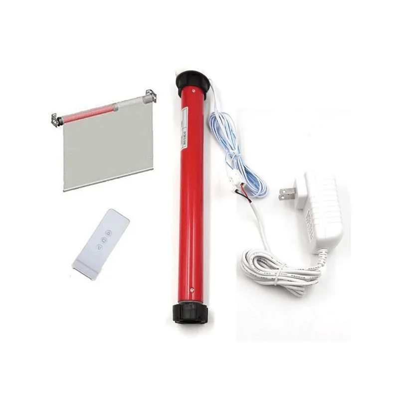 
BOFU EY25 25mm wireless electric curtain shade rolling blinds motor 12V 24V nice dc tubular motor with remote control 