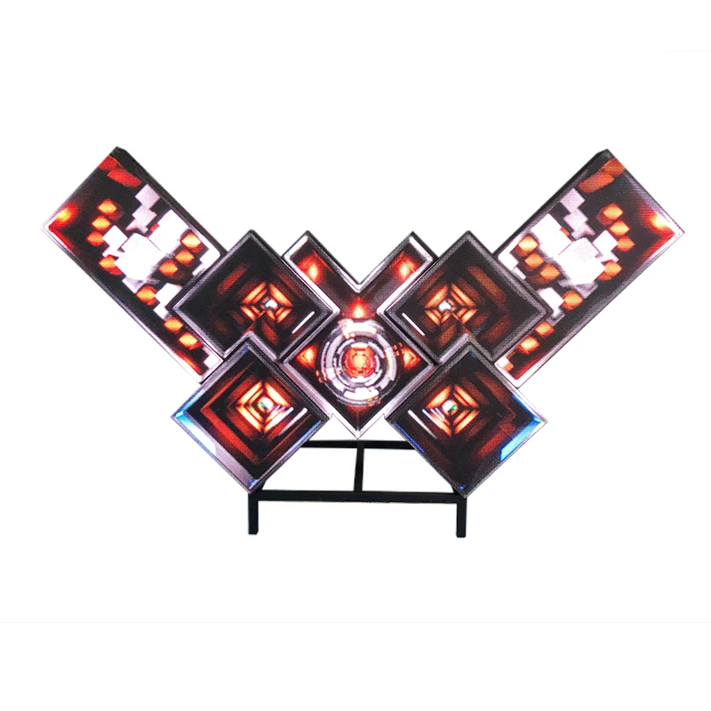 RMGLED полноцветный P4P5 динамический невооруженным глазом 3D DJ светодиодный экран креативный Электронный музыкальный фестиваль ночной бар Dj Booth дисплей