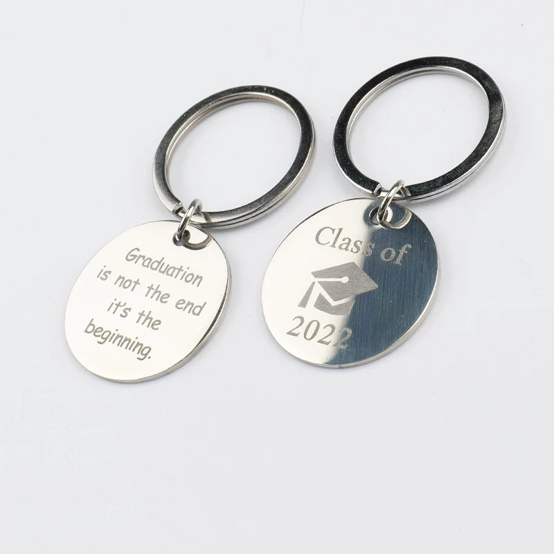 Wholesale Keyring Custom Logo Black Gold Silver Metal Gift Drive Safe I Need You Here With Me Keychains Stainless Steel Keychain