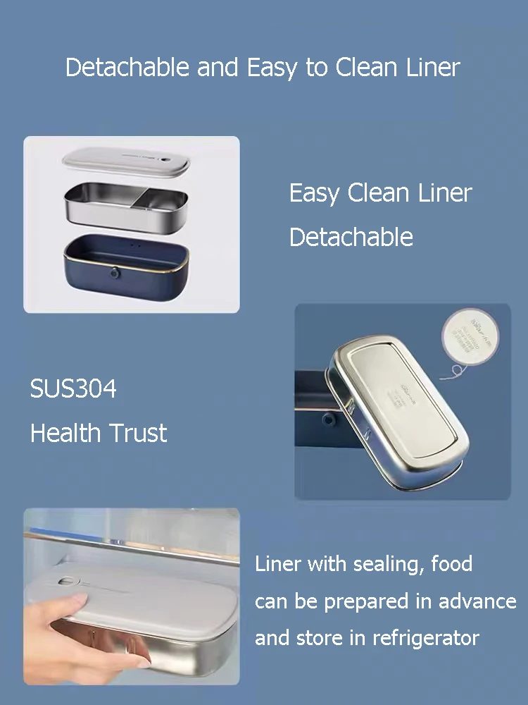 900ml Stainless Steel Food Heater Electric