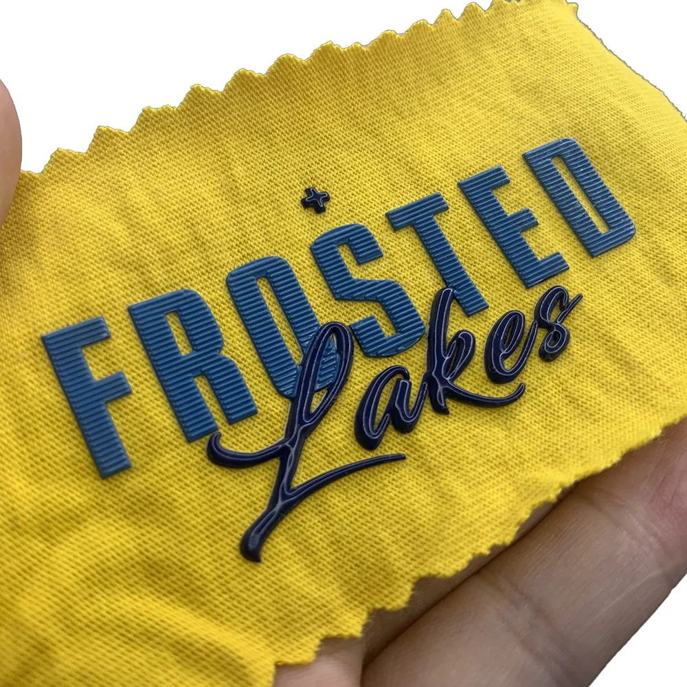 Custom Multiple Styles TPU 3D Logo Customizable TPU Swing Patch 3D Soft TPU Heat Transfer Logo for Clothing
