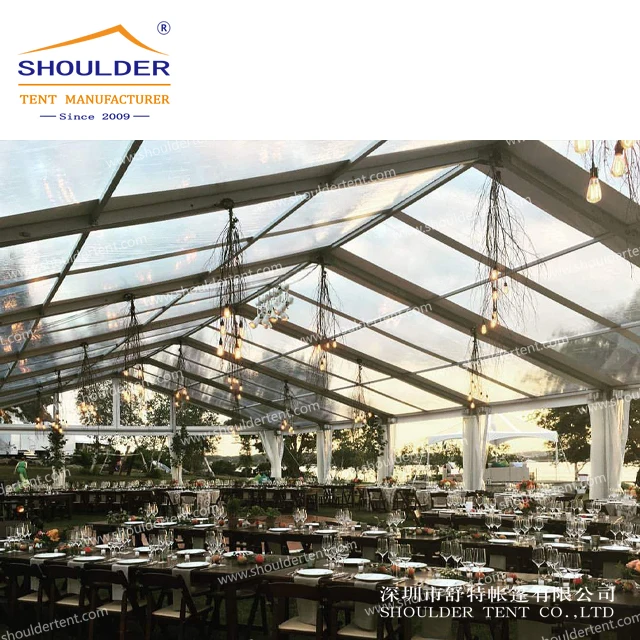 Transparent 500 People Marquee Church Tent Tent Wedding Event Party Wedding Tent