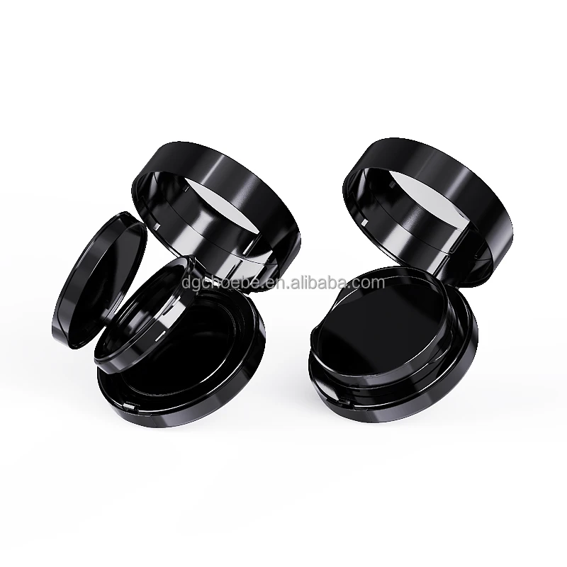Cosmetic jar Empty Compact Powder Case Recyclable Face Powder Air Cushion BB CC Cream Packaging Stamping Embossing