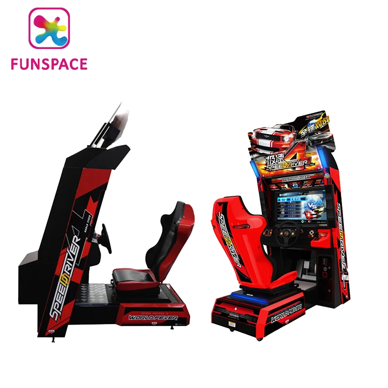 Arcade Car Simulator Speed Racing 4 Game Machine Coin Operated Games Fast Car Furious Racing For Game Zone