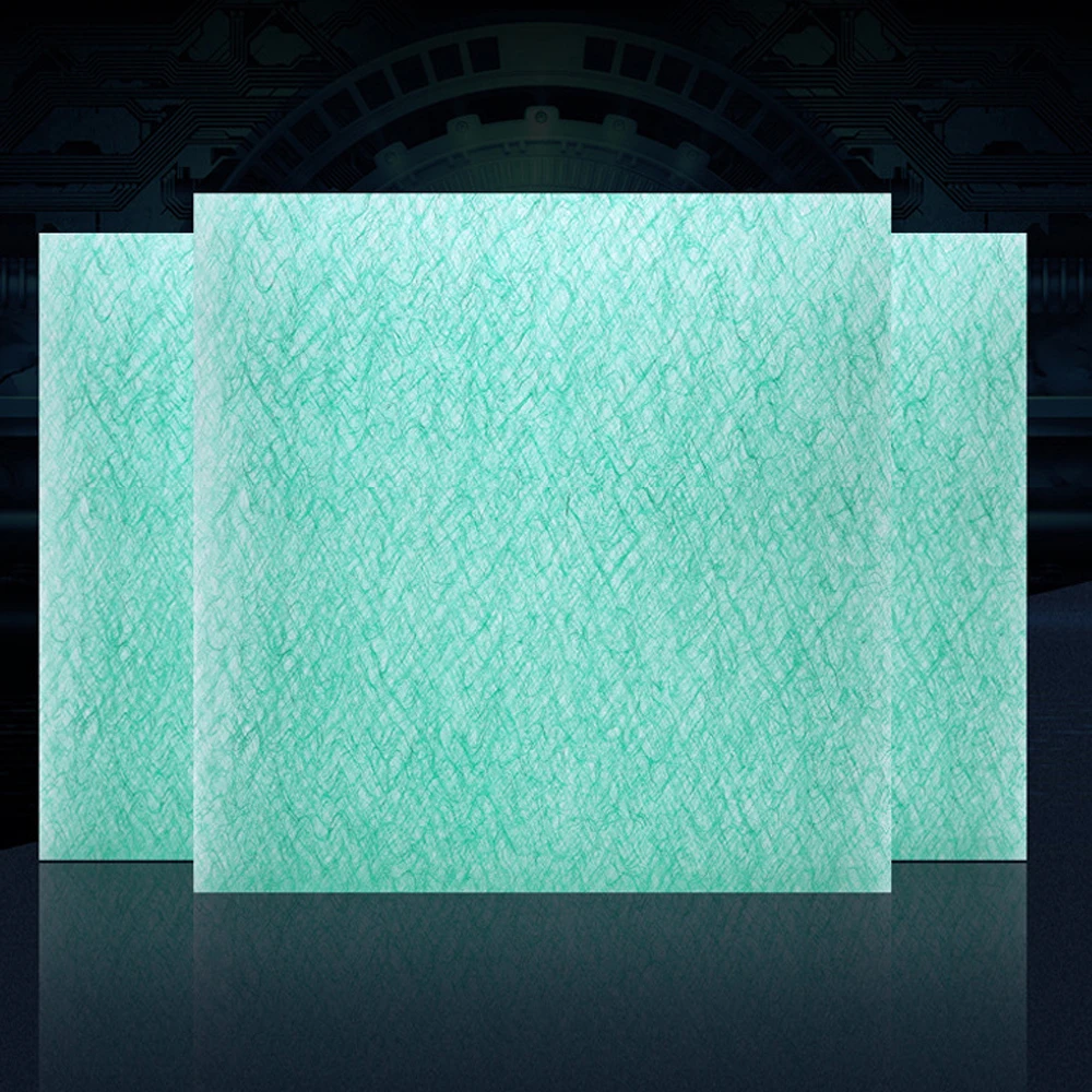 White-green PA-60 Spray Booth Fibreglass filter/PA-50/60-PA-100 Paint Stop Mats