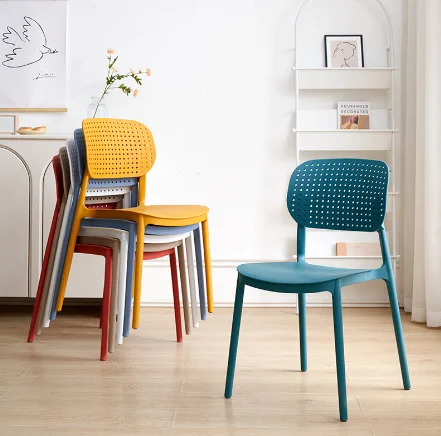 Оптовая продажа с завода, дешевый утолщенный пластиковый обеденный стул