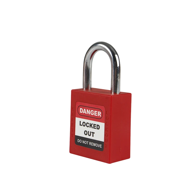 NEW Industrial Red 25mm Aluminum Shackle Safety Padlocks Manufacturer