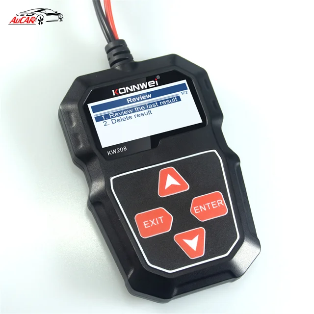 Car Battery tester KW208 for car battery tester 12V Diagnostic tools car measuring OBD2 tools For Konnwei