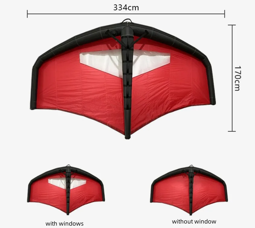 Water Skiing Inflatable Surfing Kite Handheld Kitesurfboard Outdoor Water Sport Surfing Kite wings Are Used for Wave Surfing