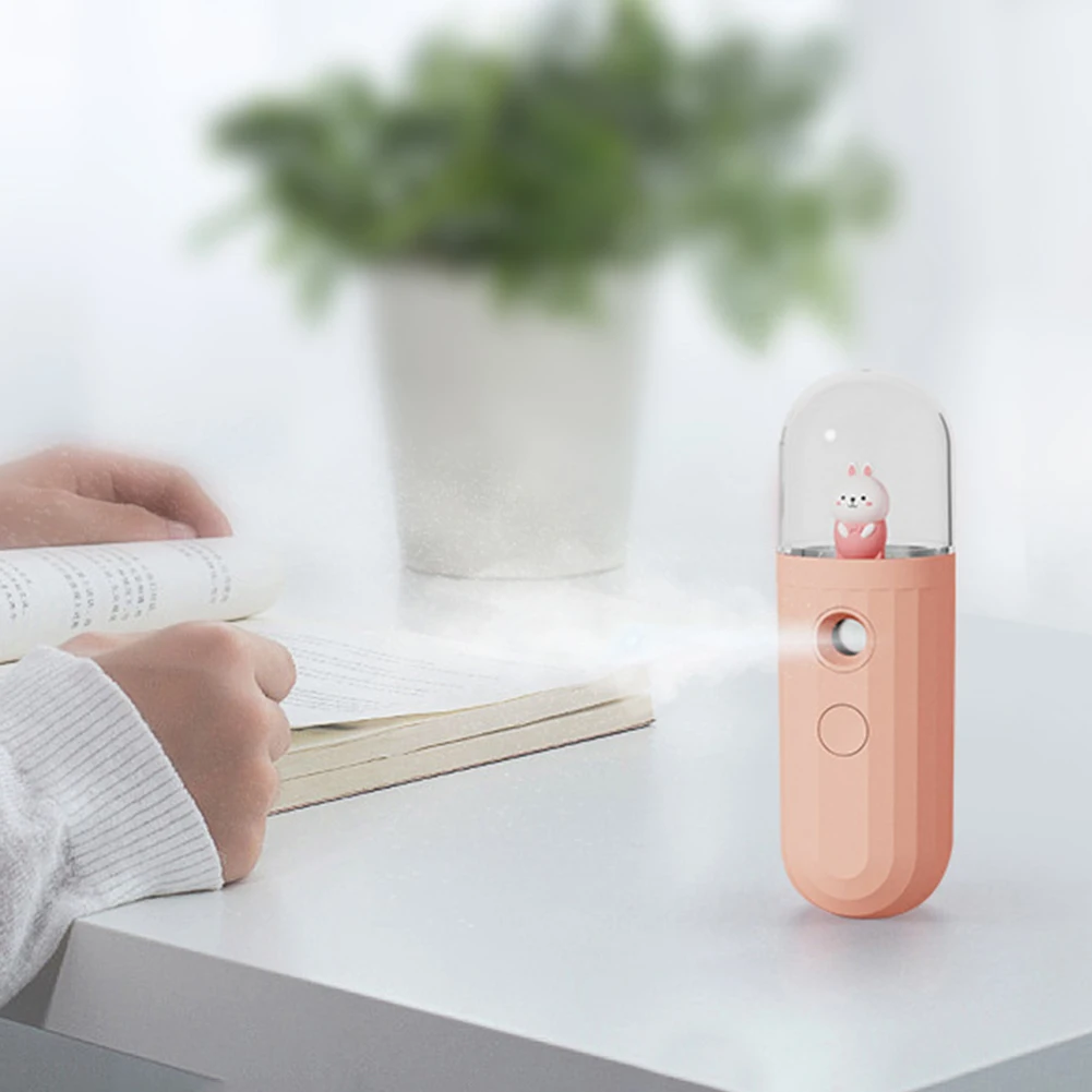  30ml ABS Handheld Alcohol Fogger Sprayer Electric Mini Pulverizador Nano Mist with USB