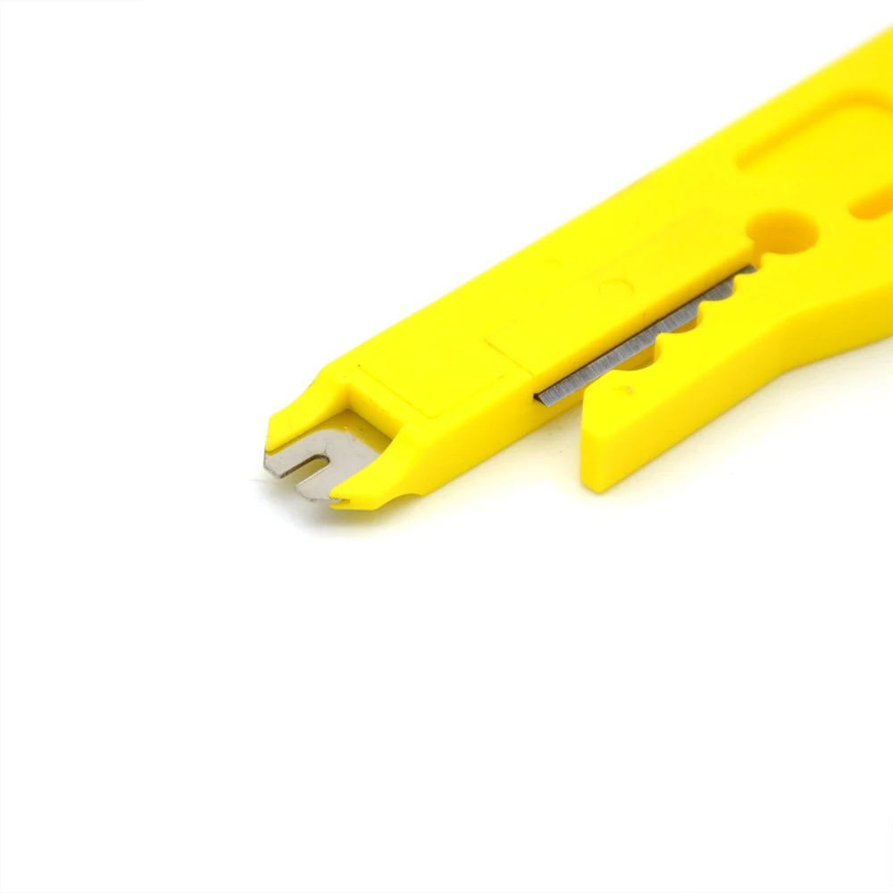 MT-8019 small yellow tool Hand Cable Stripper Mini Simple Wire Cutter Hardware insertion tool