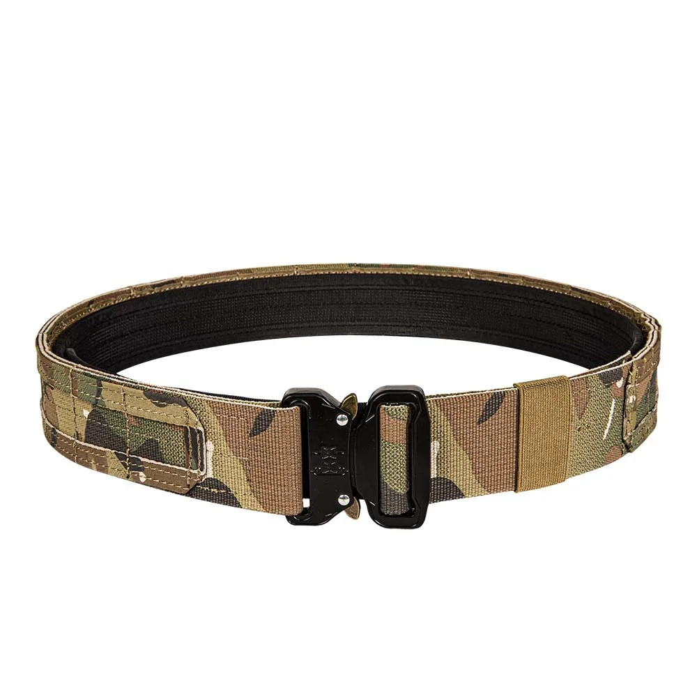 Idogear Custom Tactical Belt Hard Cow Hide Belt with Alloy Buckle for Jeans Usage