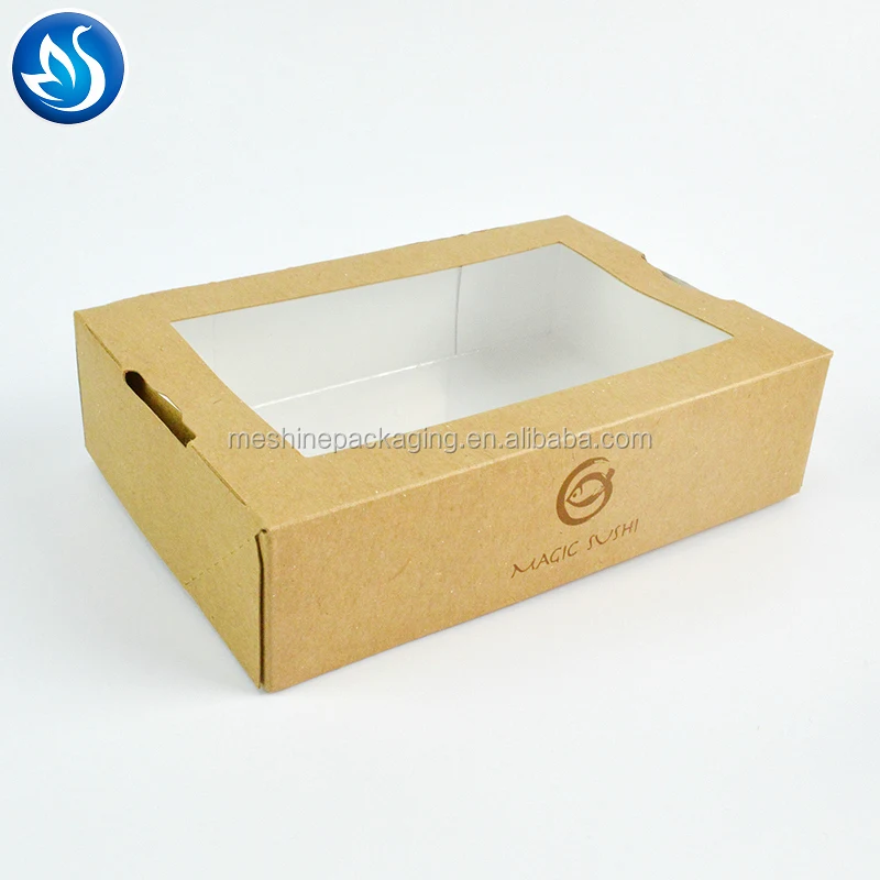 Customize Design kraft paper material sushi box high quality