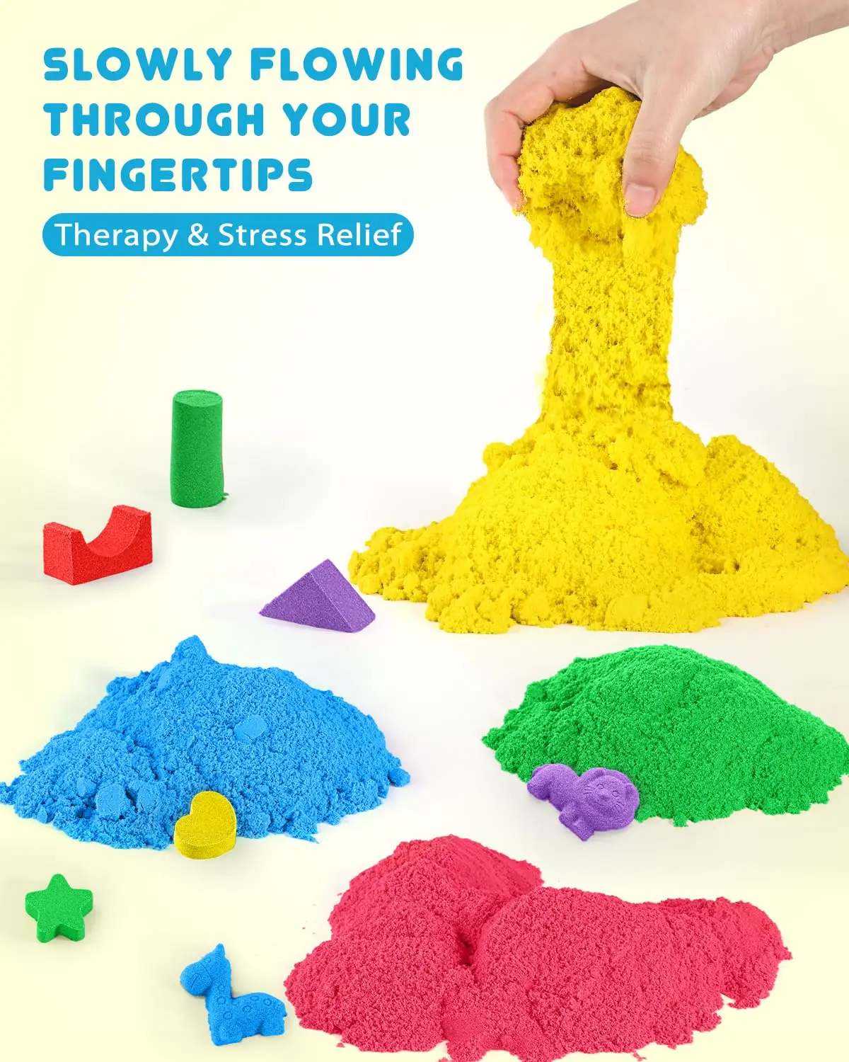 Wholesale Portable Magic Cotton Sand  Bucket Packing  Super Soft  Sensory Toy Play Dynamic Sand Art Kits For Kids