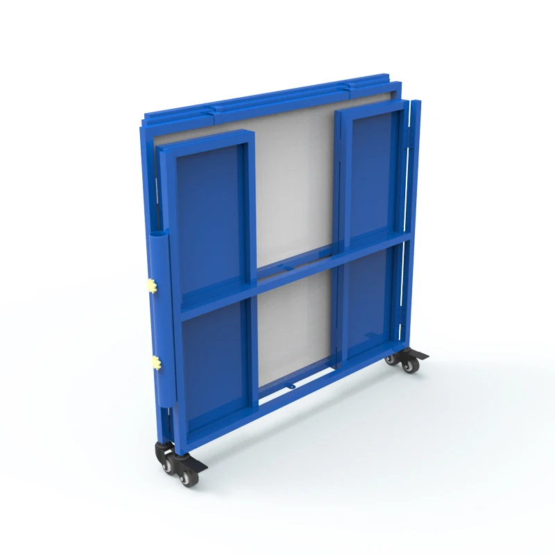 
Outdoor folding promotion table with wheels and solar umbrella 