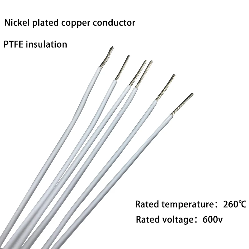 UL 1213 High quality high temperature resistant ROHS/REACH Silver plated Copper PTFE cable  wire