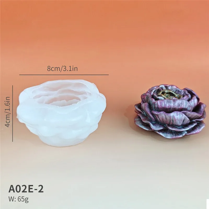 New Molds For Resin Crystal Drop Glue Multiple Flower Molds DIY Rose Osmanthus Orchid Peony Molds For Resin Art
