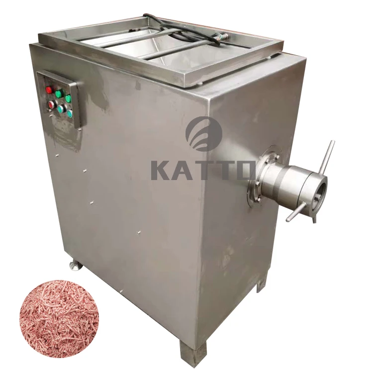 100 Model Automatic industrial frozen beef meat grinding machine chopping machine