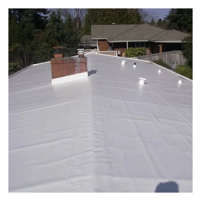 Single Layer TPO Waterproof Roofing Material Waterproof Membrane for Residential and Commercial Roofing