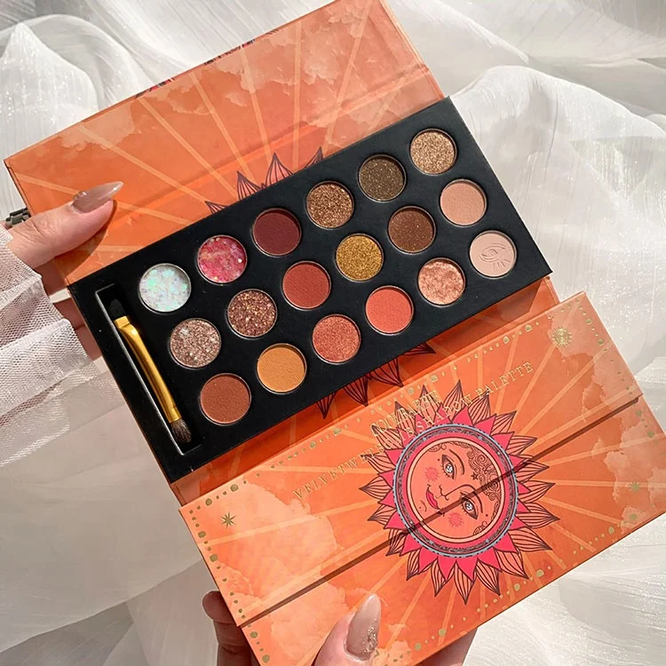 Фирменная торговая марка, 18 цветов, матовые мерцающие блестки, без жестокости, веганский богатый пигмент, паллеты для макияжа, тени для век для макияжа
