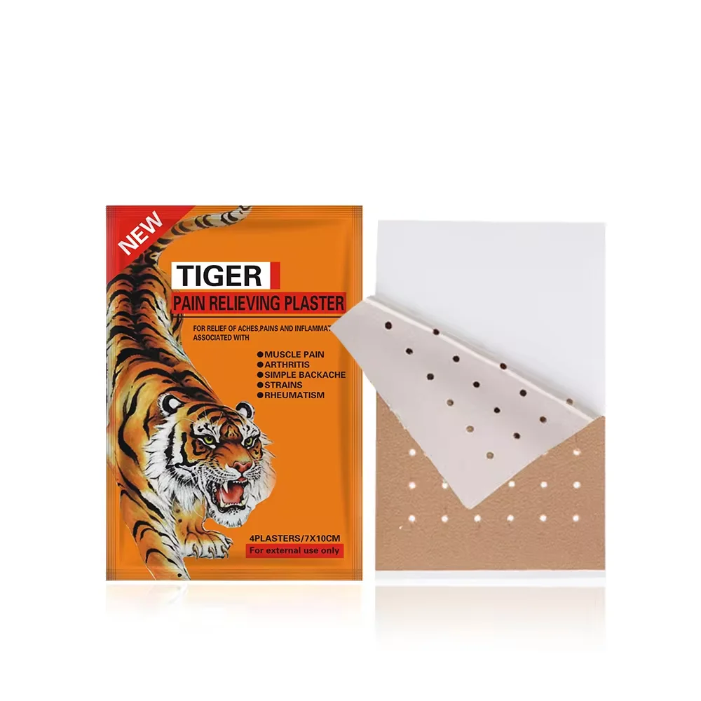 2024 Direct Sale Tiger Pain Relieving Plaster Back Pain Patch Plaster