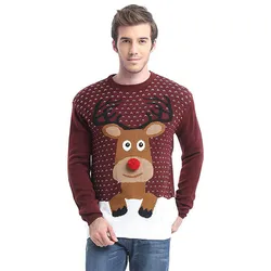 Men novelty holiday Ugly Christmas Machine Wash Sweater